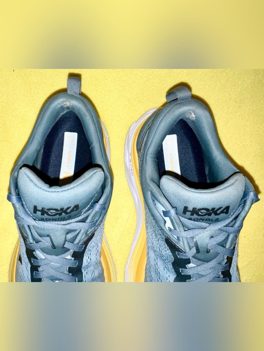 Hoka Bondi 8 Men’s Neutral Road Running Shoes - Blue - Mens 11 2E. (Wide) - Picture 5 of 11